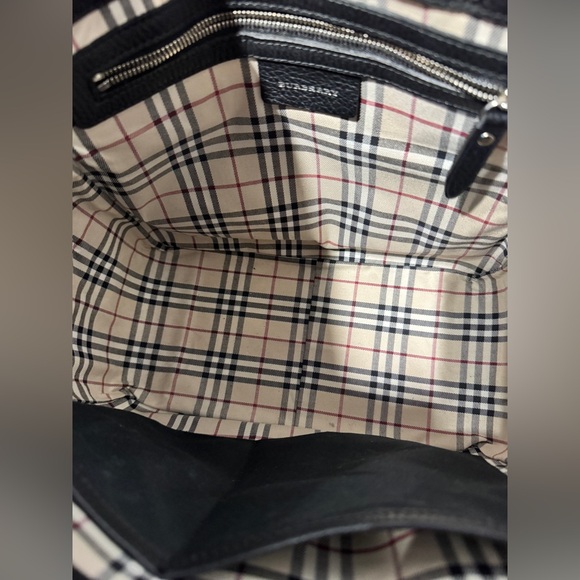 SOLD 💜 Burberry Novacheck Top Handle Bag - Picture 4 of 12